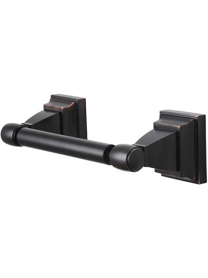 Stratton Toilet Paper Holder in Tuscan Bronze.